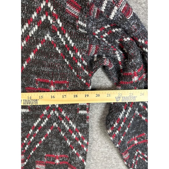 Sweater Graphix Geometric Pattern Mens M Made in USA Cosby Grandpa Hipster Flaw - Picture 7 of 10